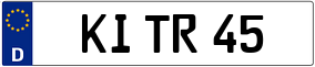 Truck License Plate